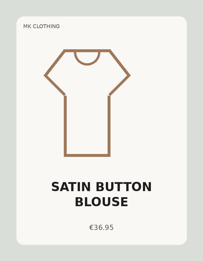 Satin Button Blouse