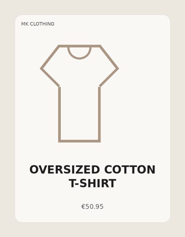 Oversized Cotton T-Shirt