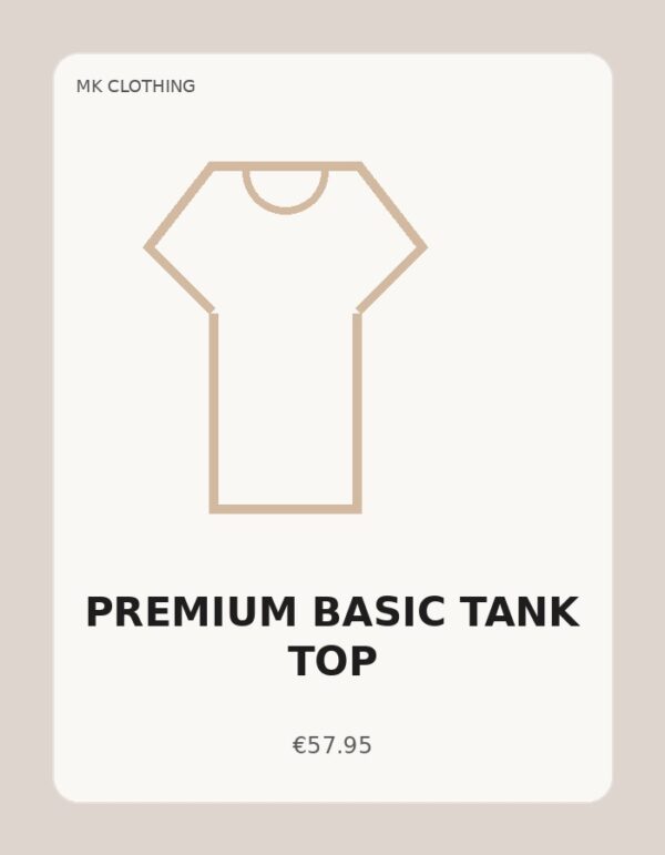 Premium Basic Tank Top