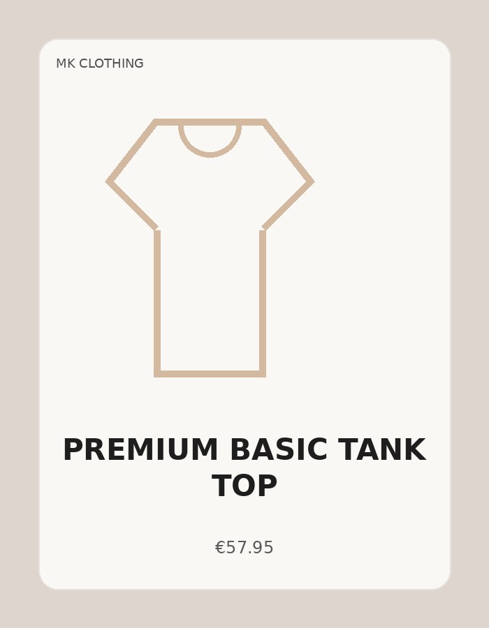 Premium Basic Tank Top