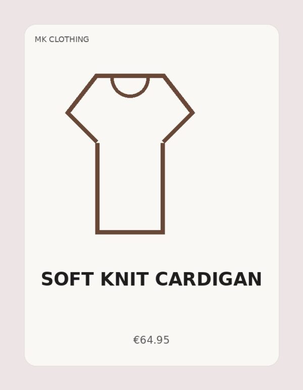 Soft Knit Cardigan
