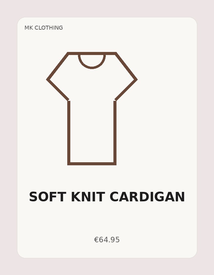 Soft Knit Cardigan