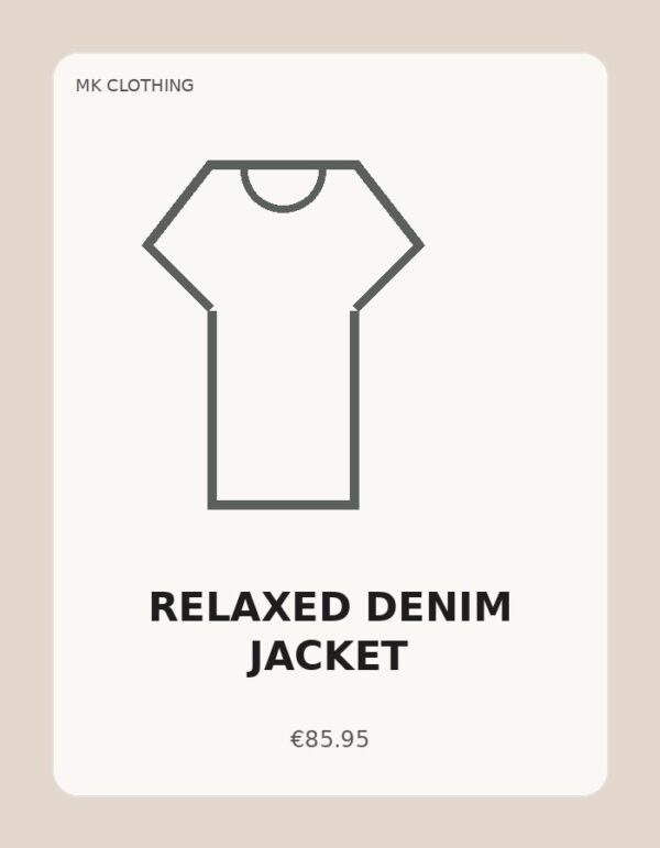 Relaxed Denim Jacket