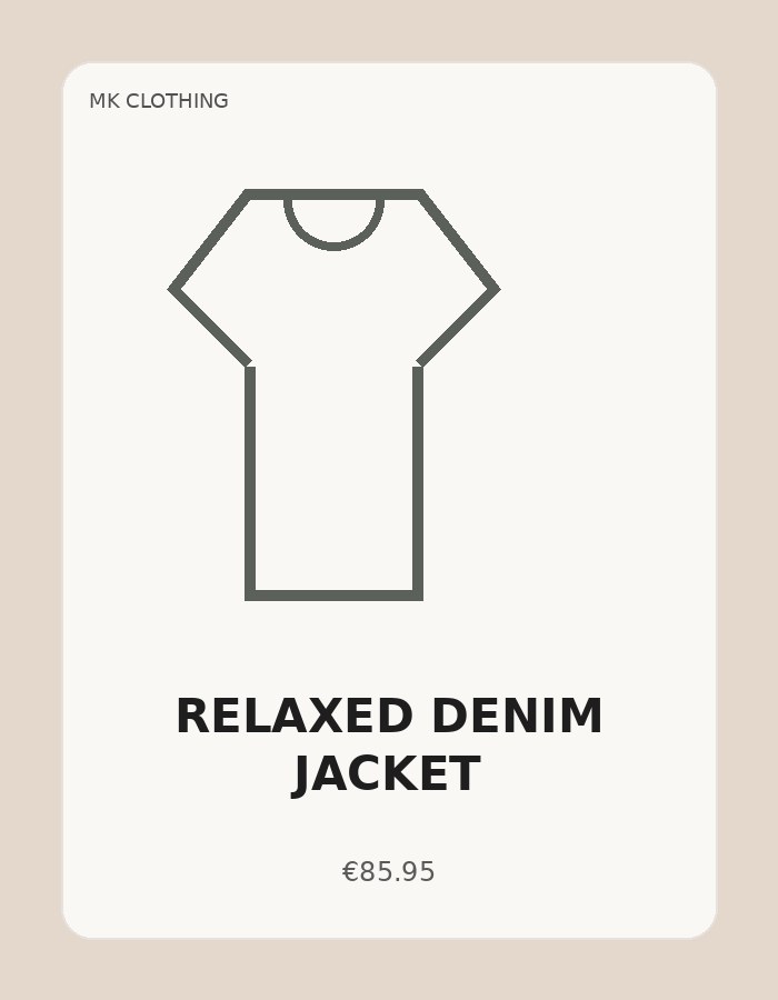 Relaxed Denim Jacket