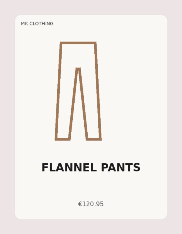 Flannel Pants