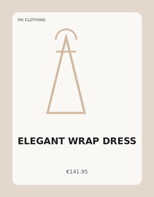 Elegant Wrap Dress