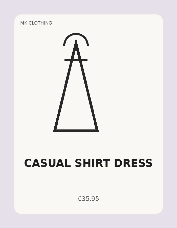 Casual Shirt Dress