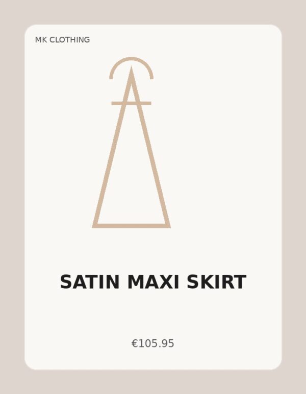 Satin Maxi Skirt