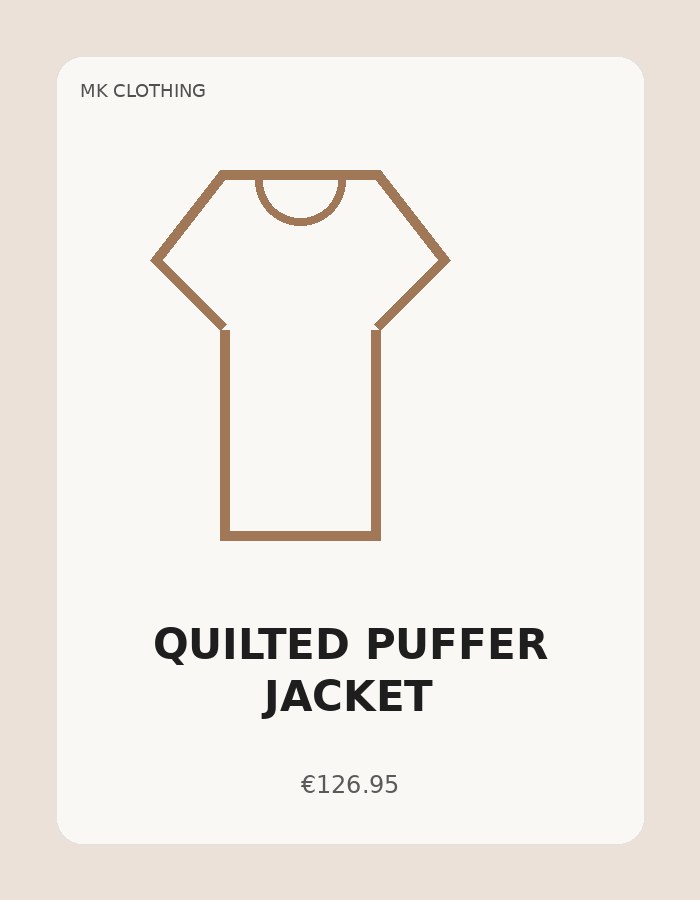 Quilted Puffer Jacket