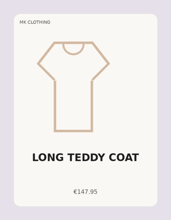 Long Teddy Coat
