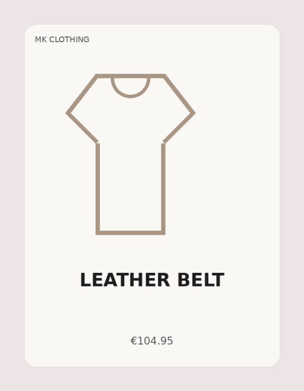 Leather Belt