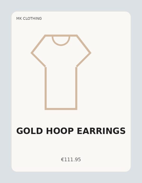 Gold Hoop Earrings