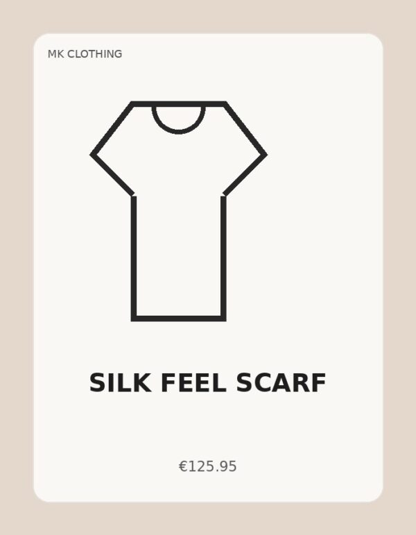 Silk Feel Scarf