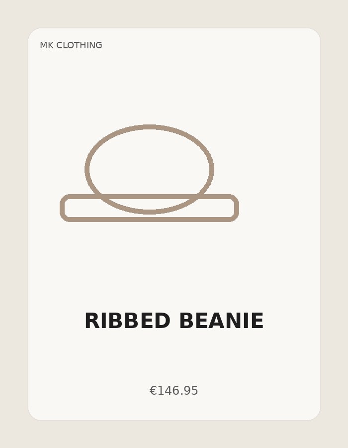 Ribbed Beanie