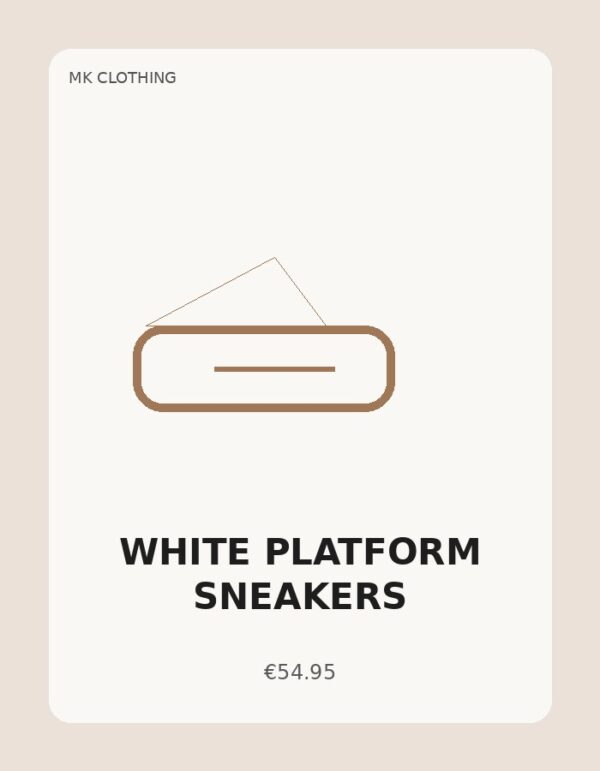 White Platform Sneakers
