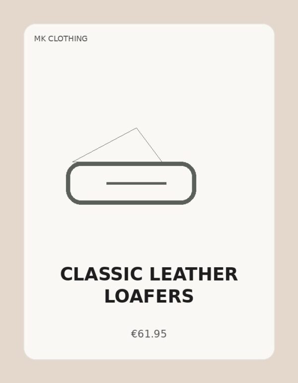 Classic Leather Loafers