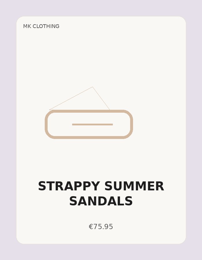 Strappy Summer Sandals
