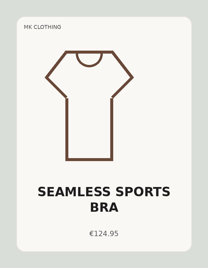 Seamless Sports Bra