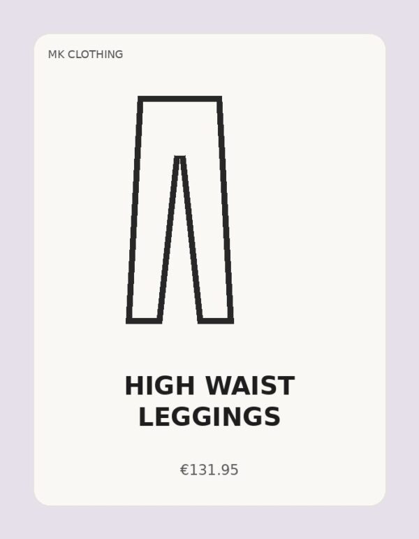 High Waist Leggings