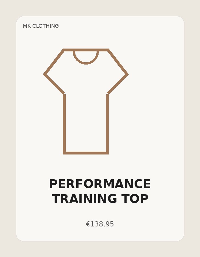 Performance Training Top