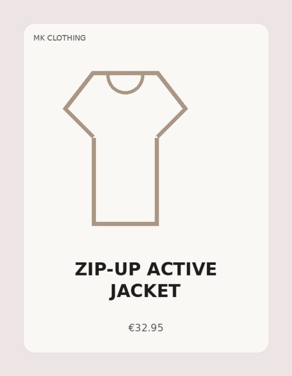 Zip-Up Active Jacket