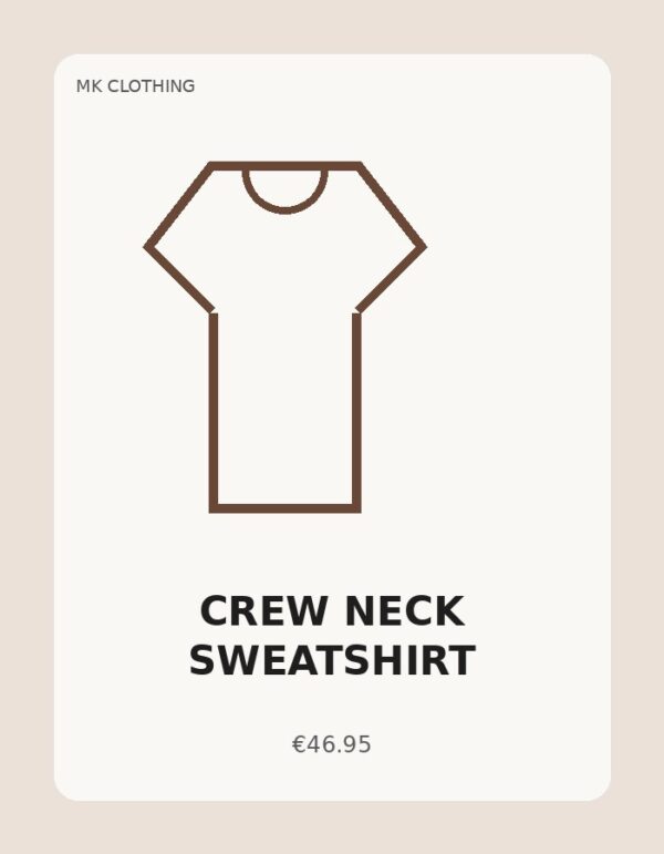 Crew Neck Sweatshirt