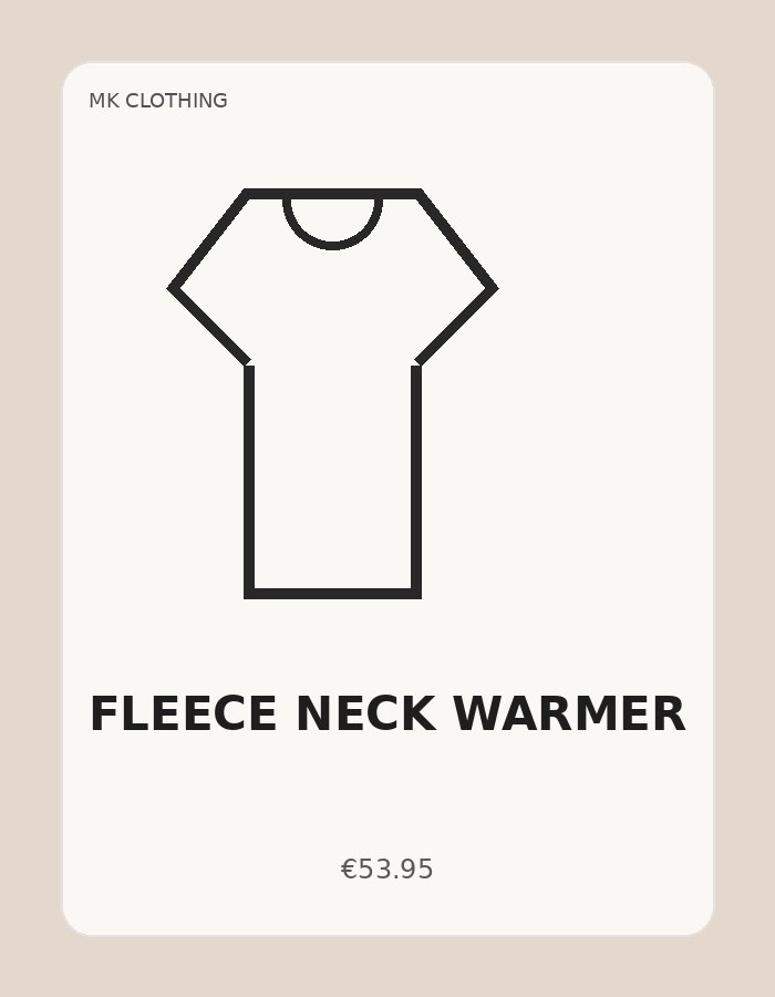 Fleece Neck Warmer