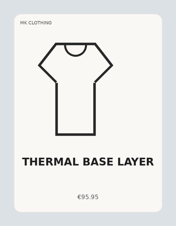 Thermal Base Layer