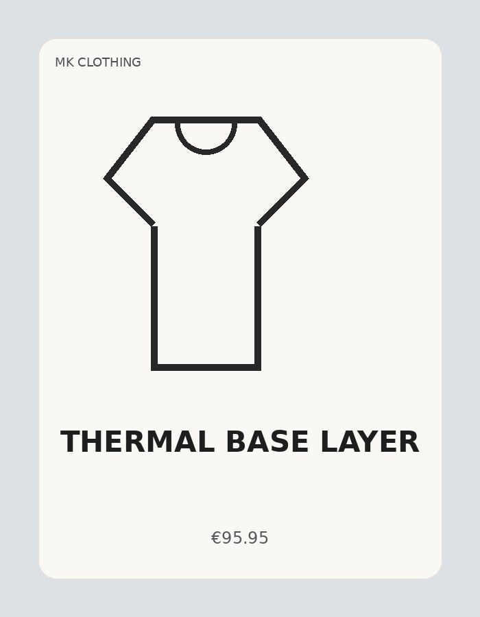 Thermal Base Layer