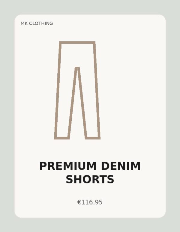Premium Denim Shorts