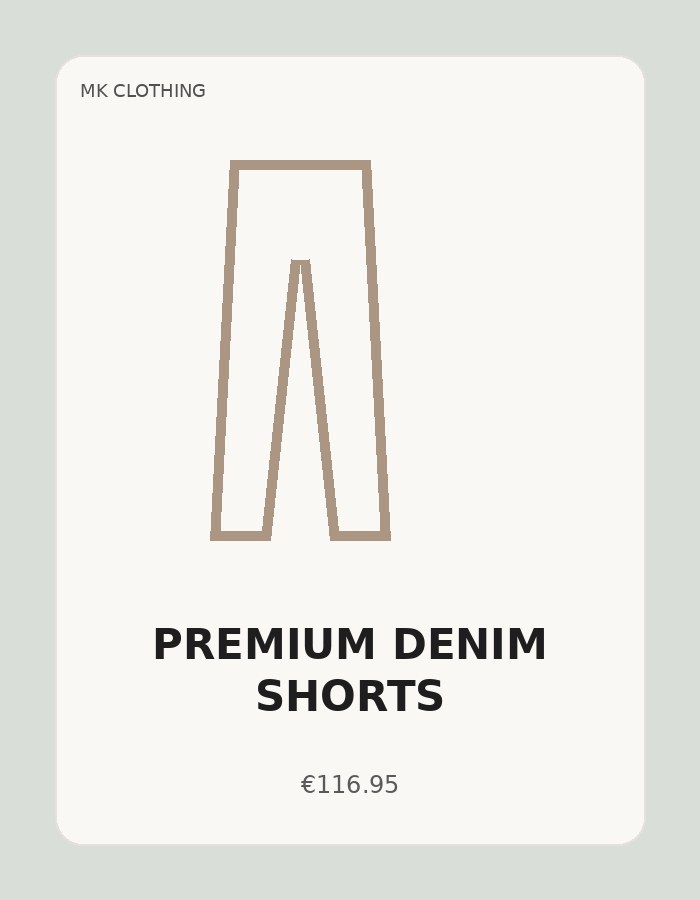 Premium Denim Shorts