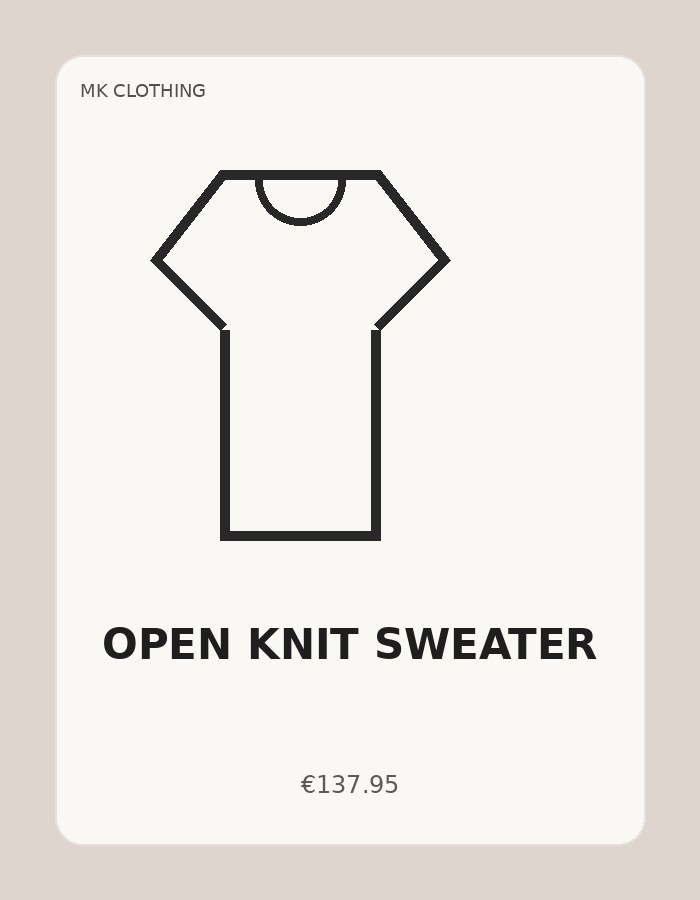 Open Knit Sweater