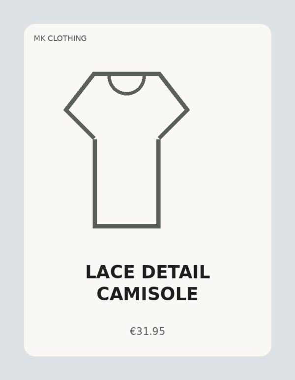 Lace Detail Camisole