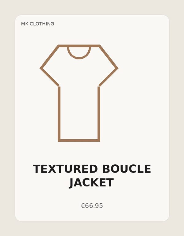 Textured Boucle Jacket
