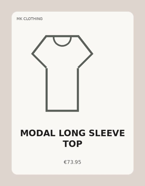 Modal Long Sleeve Top