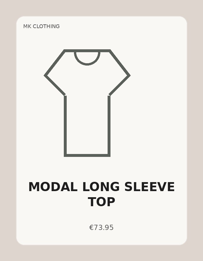 Modal Long Sleeve Top