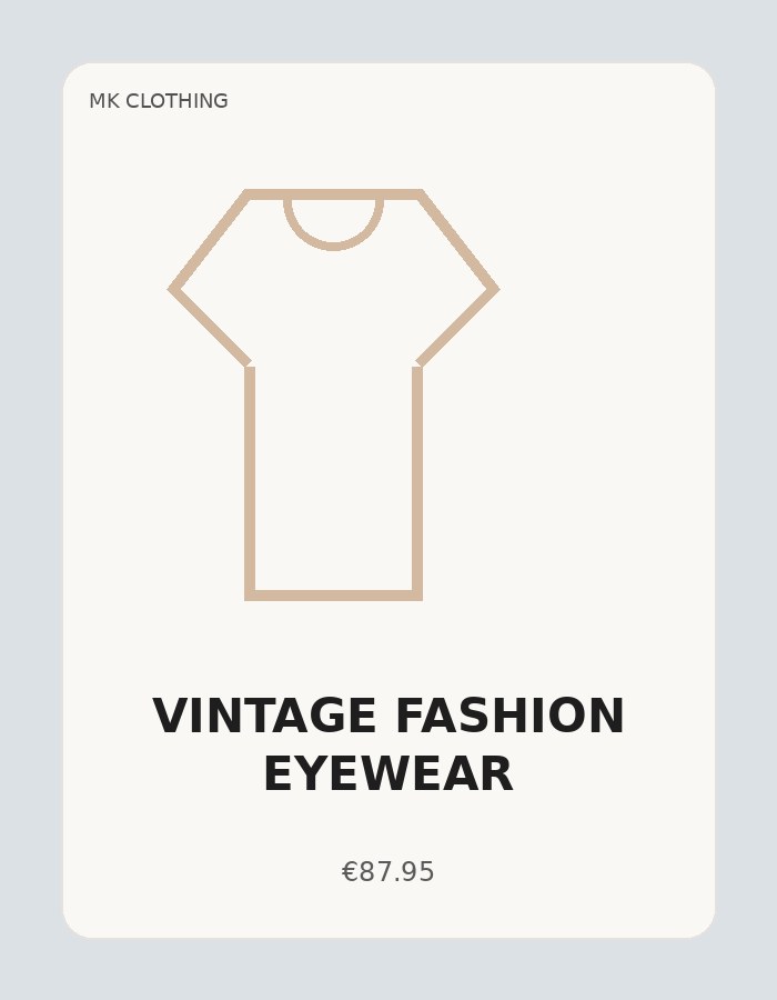 Vintage Fashion Eyewear