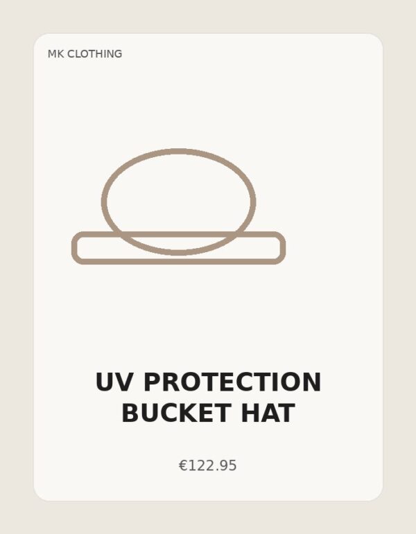 UV Protection Bucket Hat